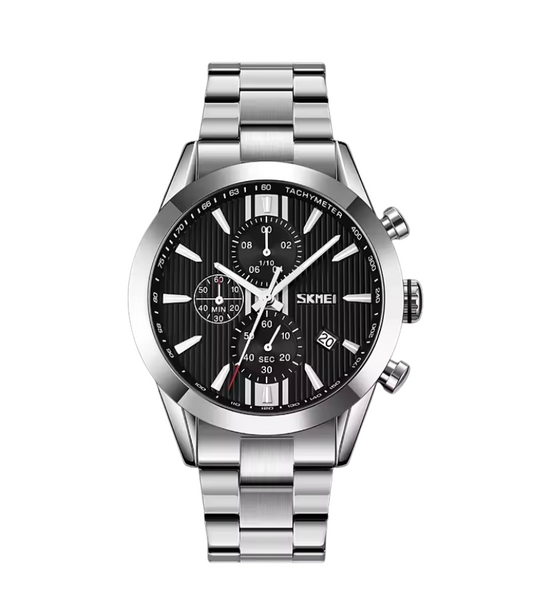 SKMEI 9302 Men’s Luxury Full Steel Chronograph Watch