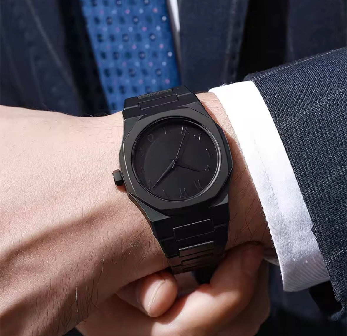 Black Arabic Aura Watch Fiber