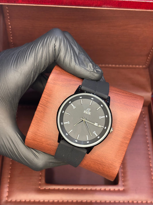 Rick Men’s Silicone Strap Magnetic Lock Quartz Watch